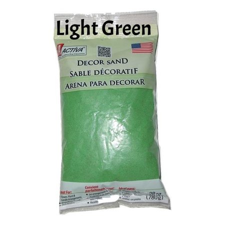 DECOR SAND Decor Sand 4297 Activa 28 oz Bag of Decorative Sand; Light Green 4297